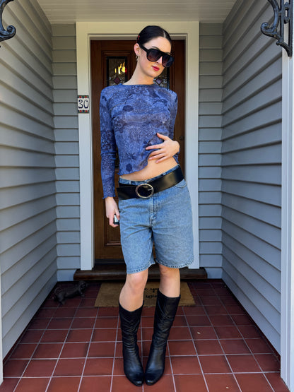 Blue Mesh Longsleeve | Size M