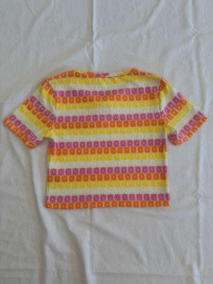 Ruby Flower Crop-Top | Size 8