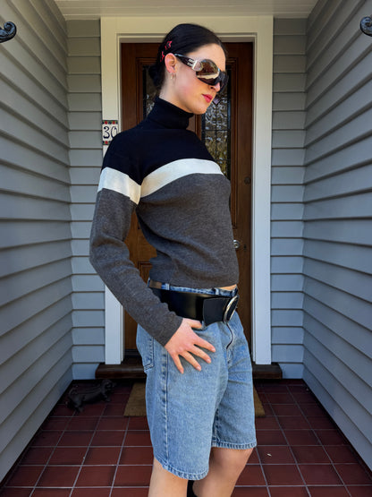 Vintage Wool Blend Turtleneck | Size M