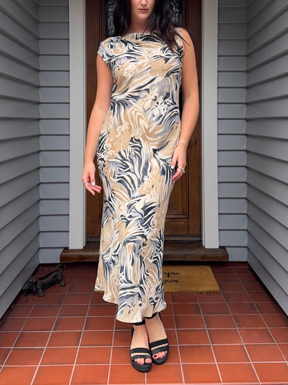 Hawaiian Style Maxi Dress | Size 12