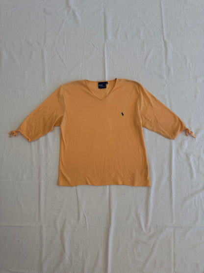 Orange Ralph Lauren Top | Size L-XL