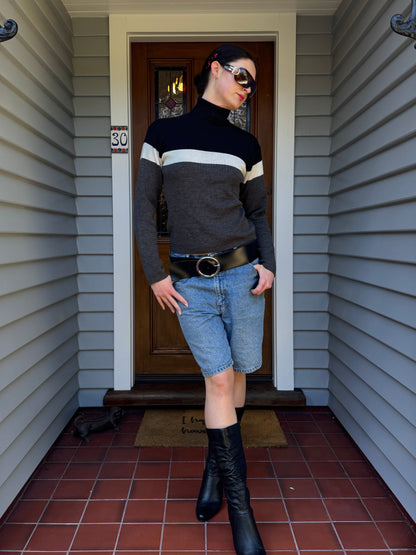 Vintage Wool Blend Turtleneck | Size M