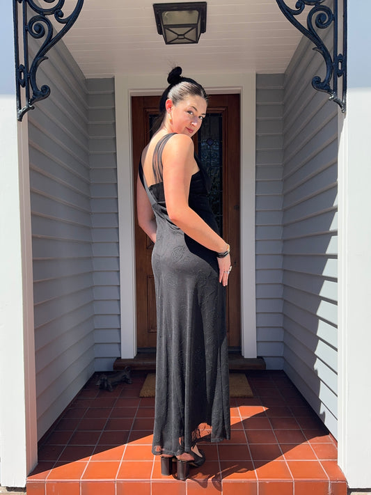 Vintage STAXS Maxi Gown | Size 12