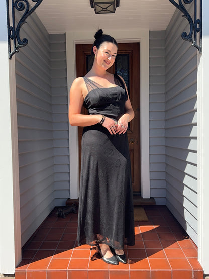 Vintage STAXS Maxi Gown | Size 12