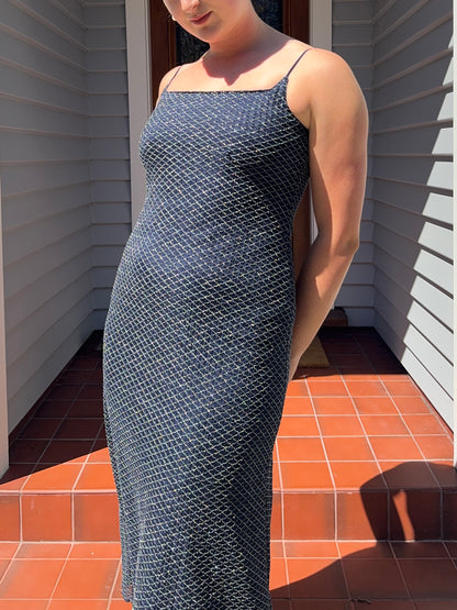 Gorgeous Blue Maxi Dress | Size 10-12