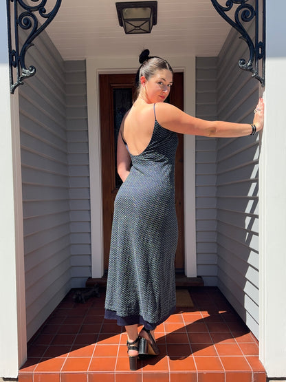 Gorgeous Blue Maxi Dress | Size 10-12