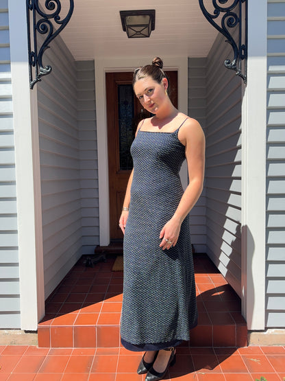 Gorgeous Blue Maxi Dress | Size 10-12