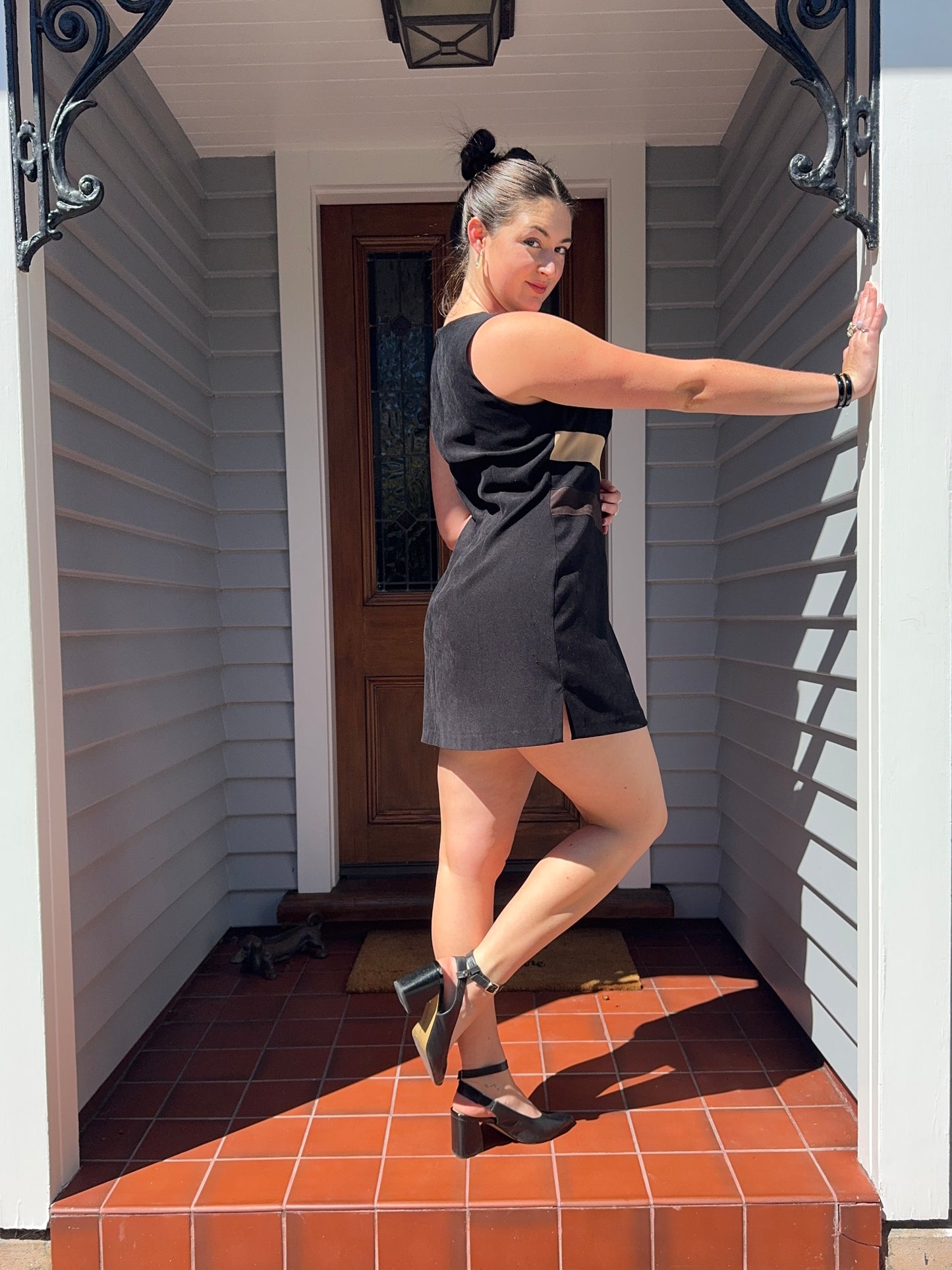 Vintage STAXS 60s-vibe Mini Dress | Size 12-14