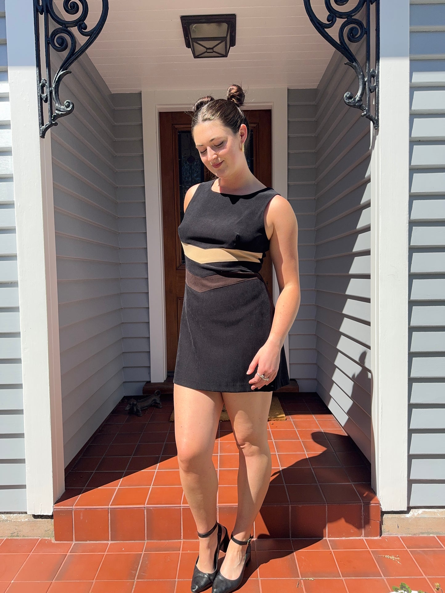 Vintage STAXS 60s-vibe Mini Dress | Size 12-14