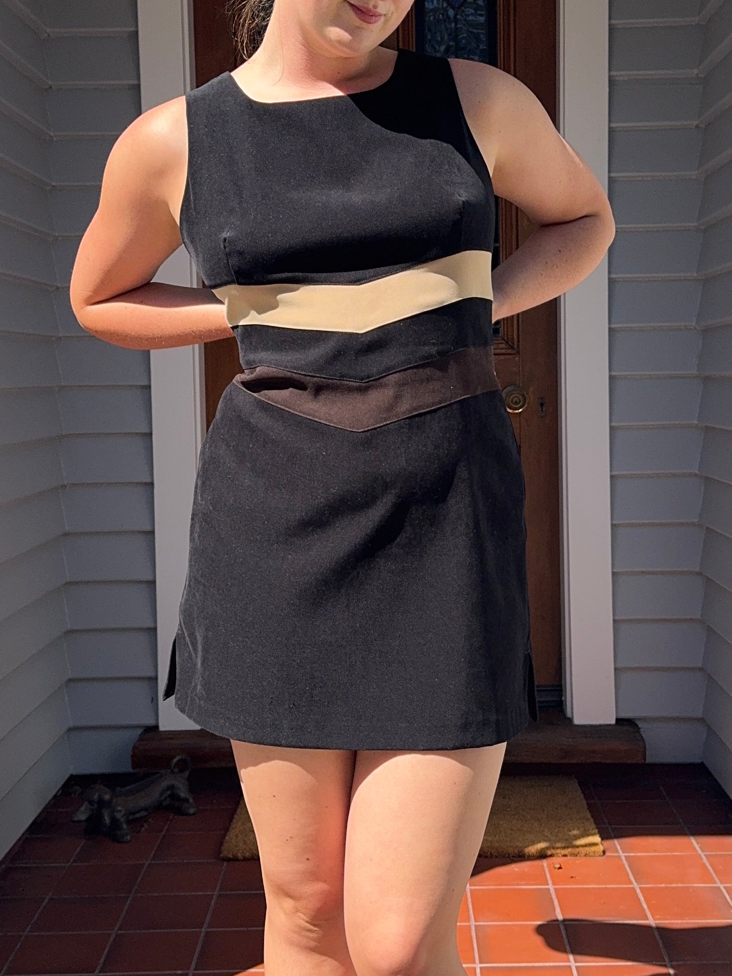 Vintage STAXS 60s-vibe Mini Dress | Size 12-14