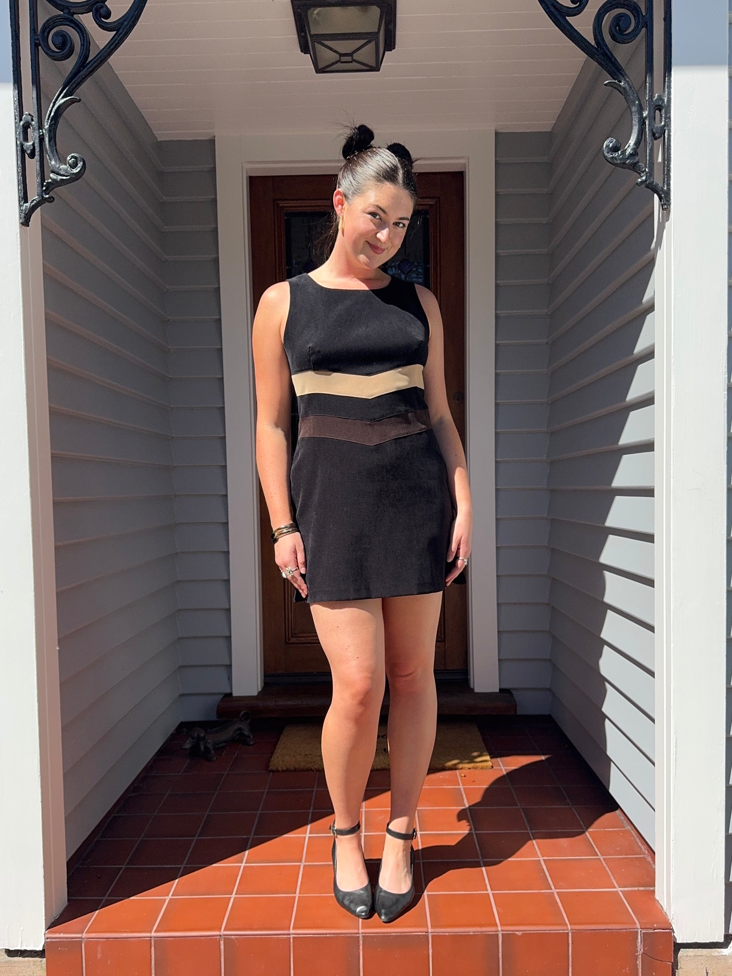 Vintage STAXS 60s-vibe Mini Dress | Size 12-14