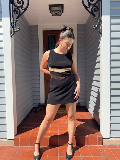 Vintage STAXS 60s-vibe Mini Dress | Size 12-14