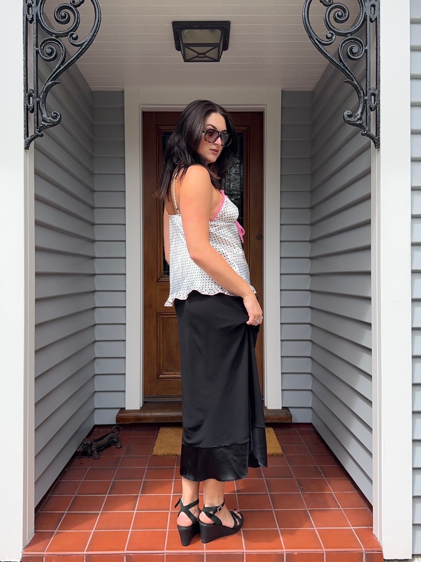 Black Maxi Skirt | Size 12-14