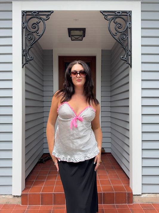 Polka Dot Cami | Size Medium