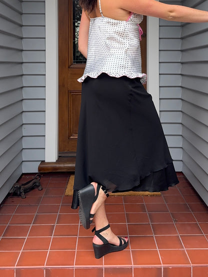 Black Maxi Skirt | Size 12-14