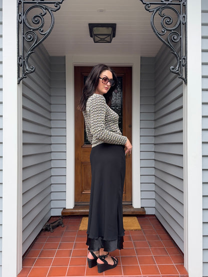 Funky Crochet Longsleeve | Size Large