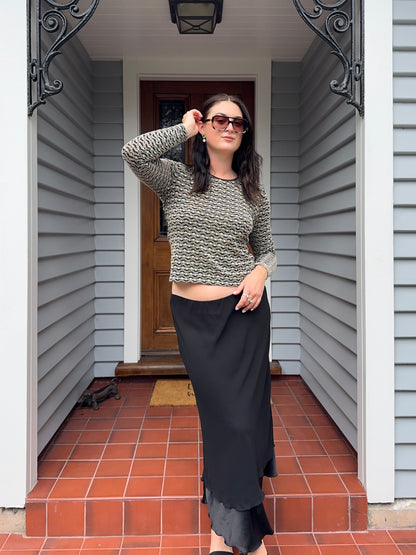 Black Maxi Skirt | Size 12-14