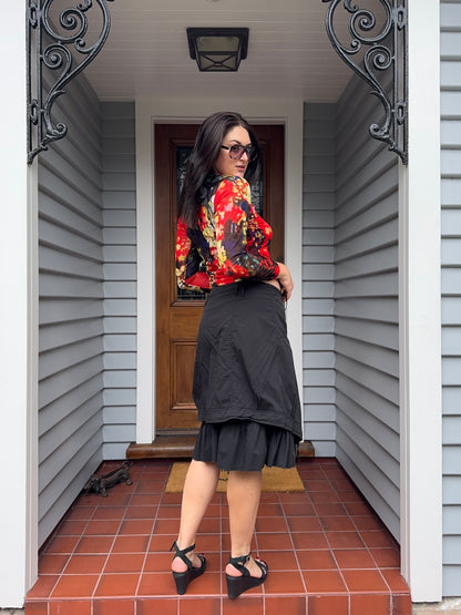 Funky Patterned Long Sleeve | Size Small