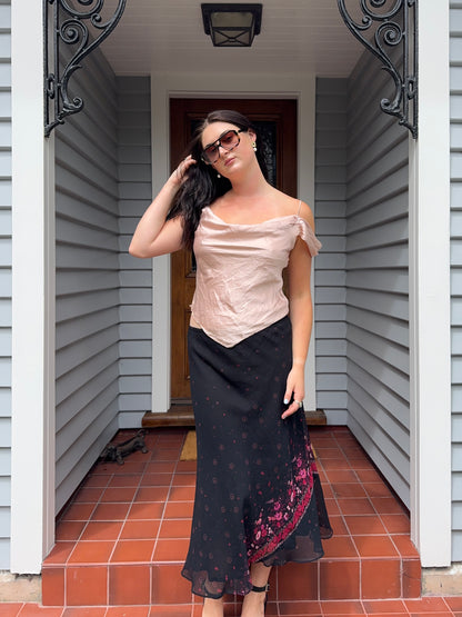 Blush Pink Silk Top | Size 10