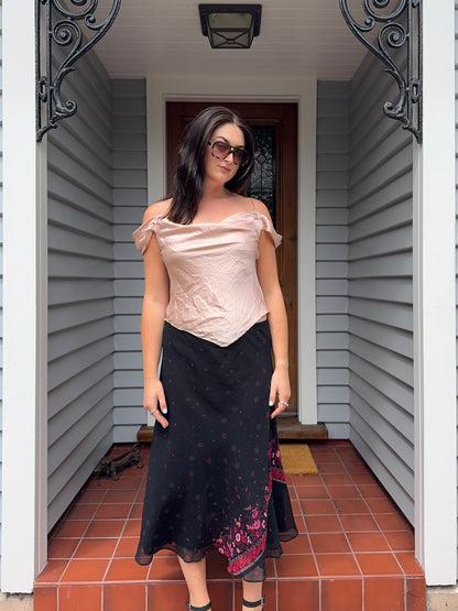 Blush Pink Silk Top | Size 10