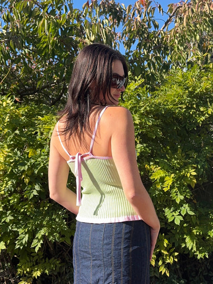 Ruby Green + Pink Cami | Size 10