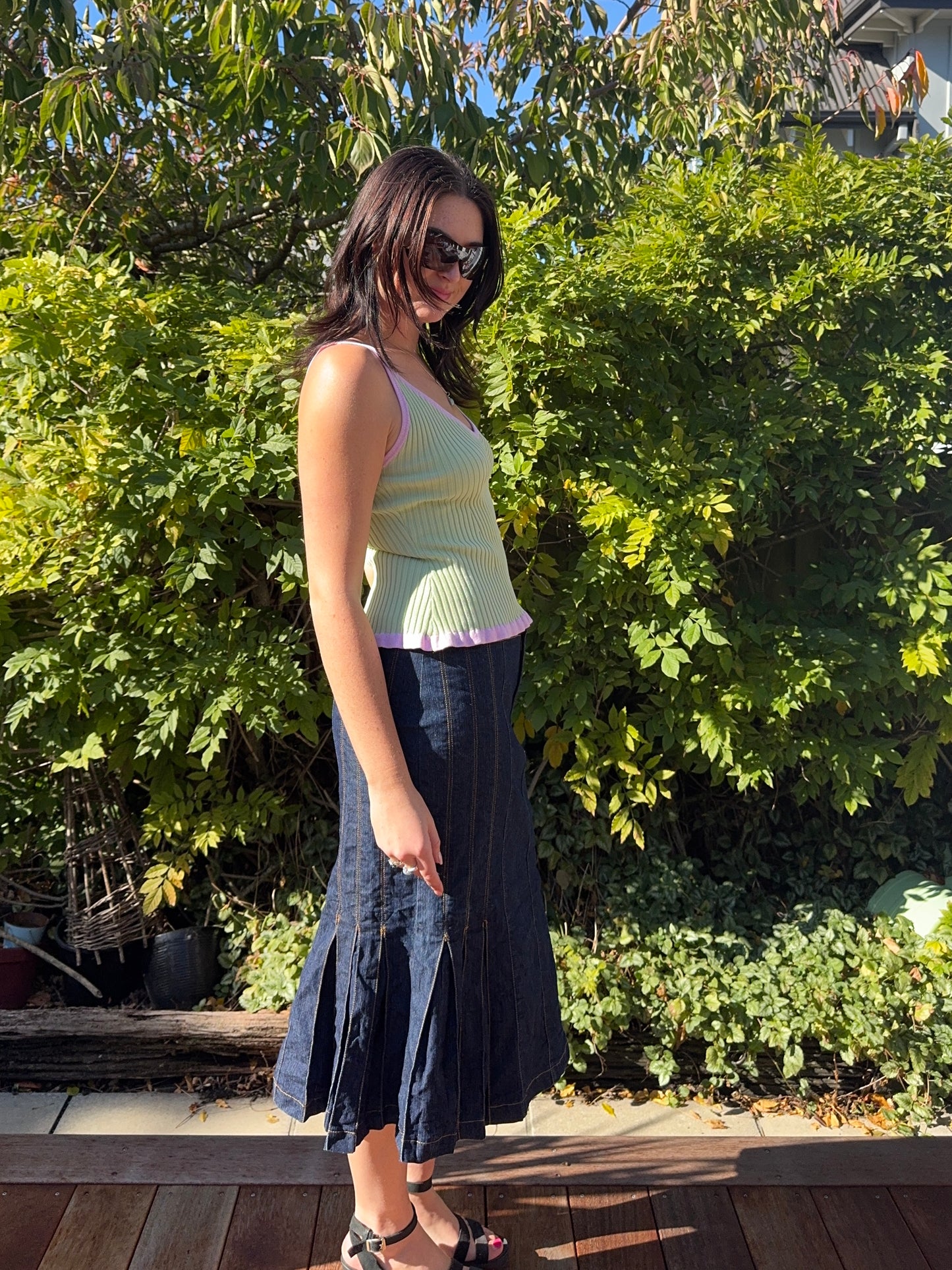 Ruby Green + Pink Cami | Size 10