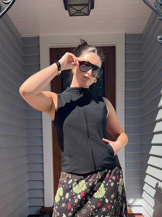Zip-Up Vest Top | Size 12