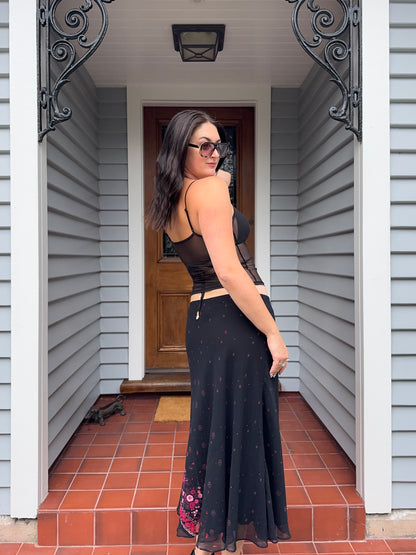 Sheer Lace Singlet | Size 8-10