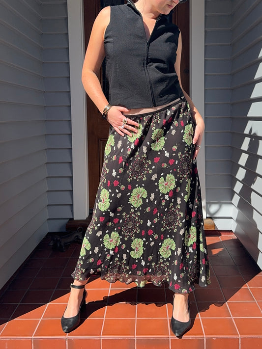 Floral Maxi Skirt | Size 16-18