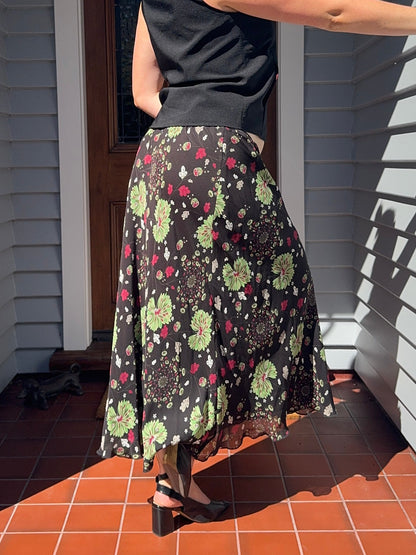 Floral Maxi Skirt | Size 16-18
