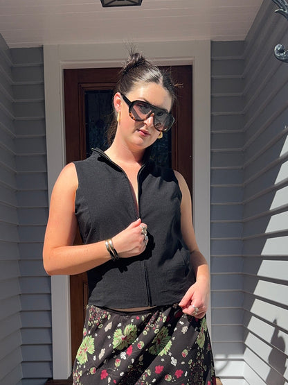 Zip-Up Vest Top | Size 12