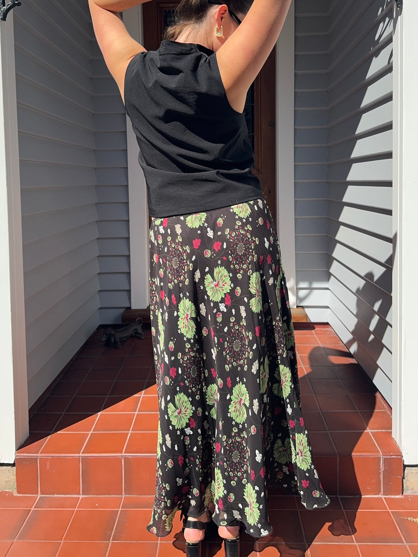 Floral Maxi Skirt | Size 16-18