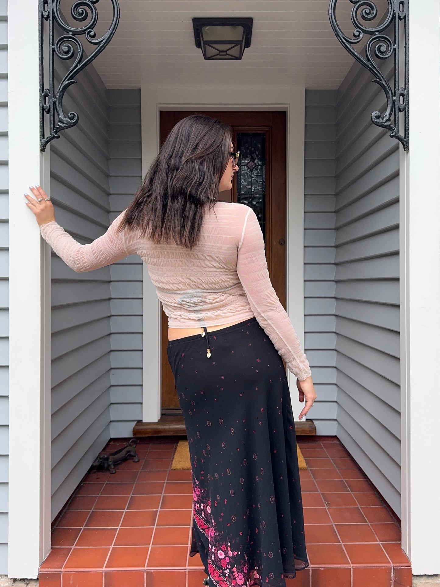 Sheer Turtleneck | Size 10