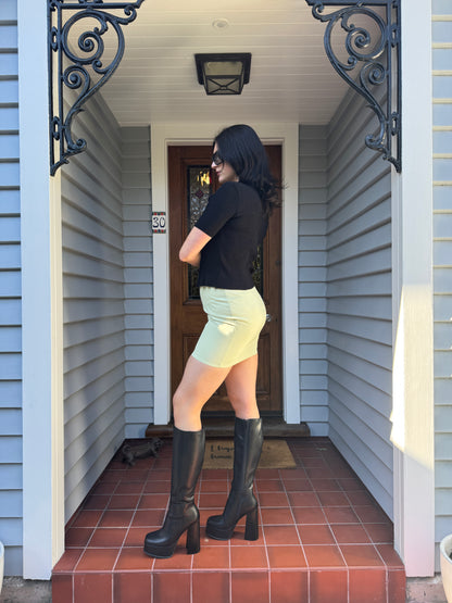 Vintage Ribbed Zip Up Top | Size 12
