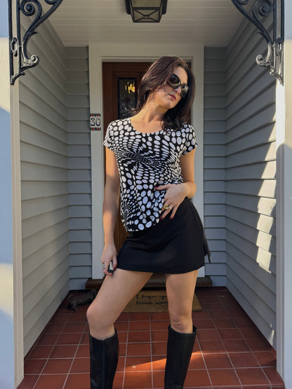 Y2K Polka Dot Top | Size 8-12