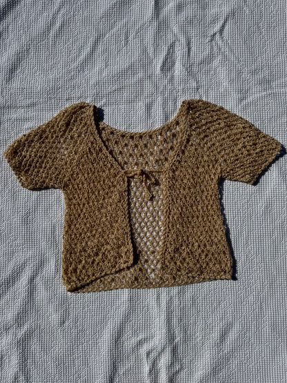 Crochet Tie-Up Top | Size 8-12