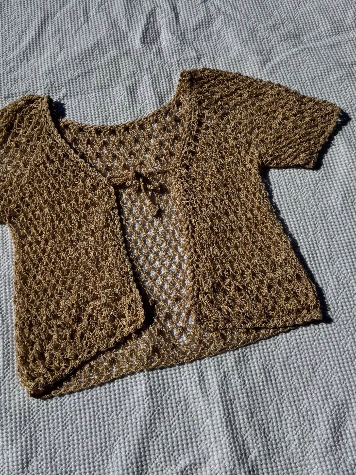 Crochet Tie-Up Top | Size 8-12