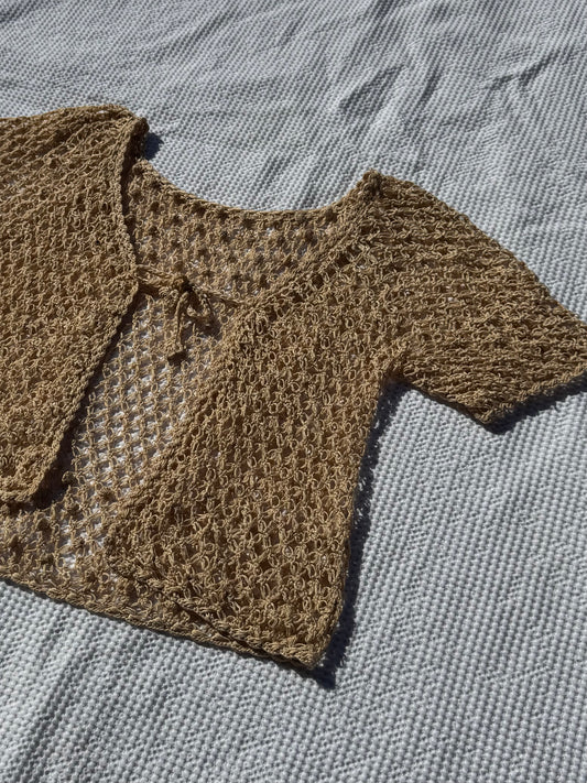 Crochet Tie-Up Top | Size 8-12