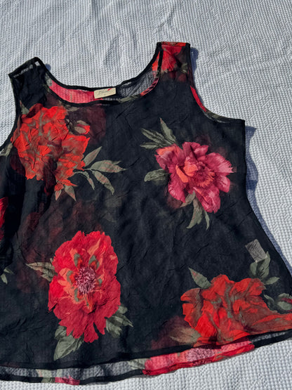 Floral Sheer Blouse | Size 18
