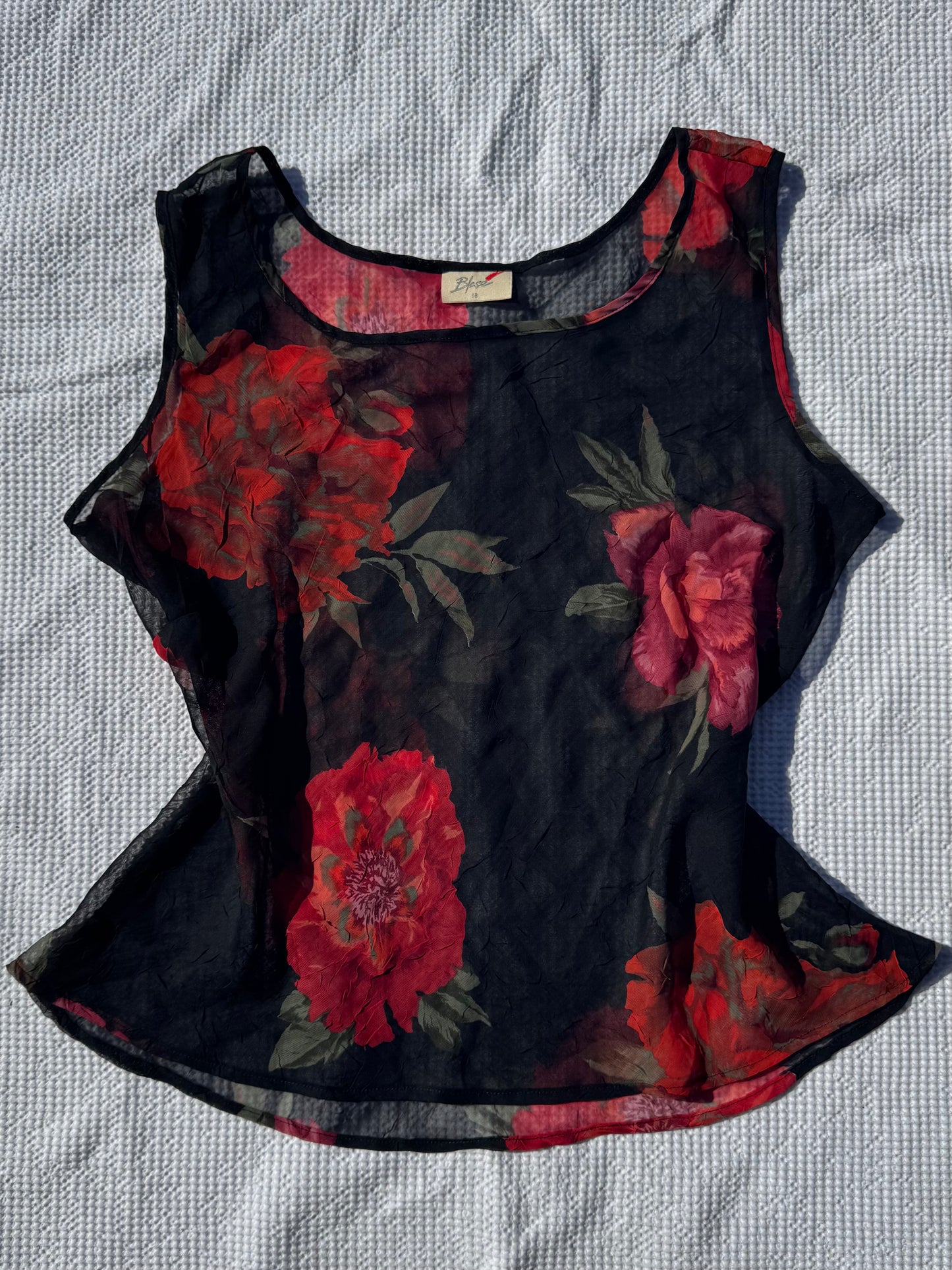 Floral Sheer Blouse | Size 18