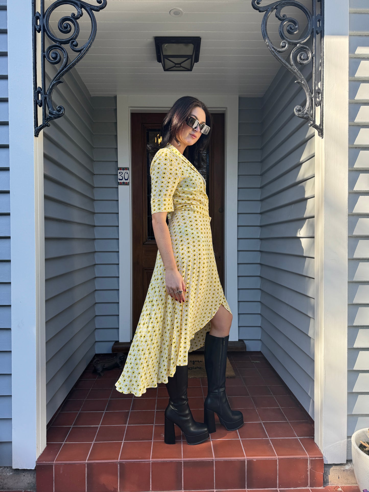 Ganni Sunflower Dress | Size 6-8
