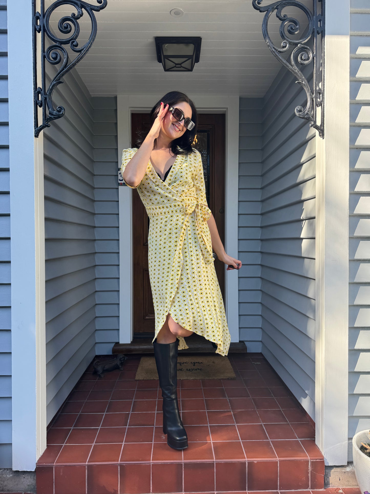Ganni Sunflower Dress | Size 6-8