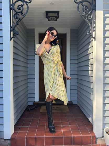 Ganni Sunflower Dress | Size 6-8