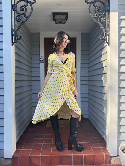 Ganni Sunflower Dress | Size 6-8