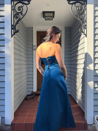 Vintage Blue Two-Piece Set | Size 10-12