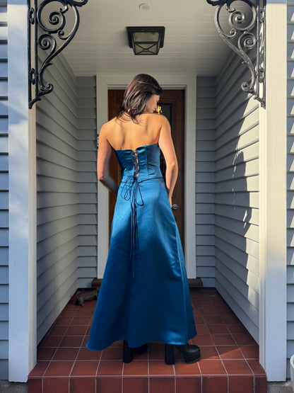 Vintage Blue Two-Piece Set | Size 10-12