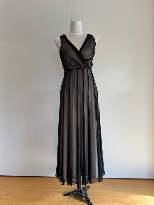 Silk Maxi Dress | Size 8