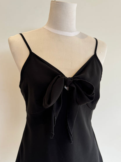 Black Bow Singlet | Size Medium