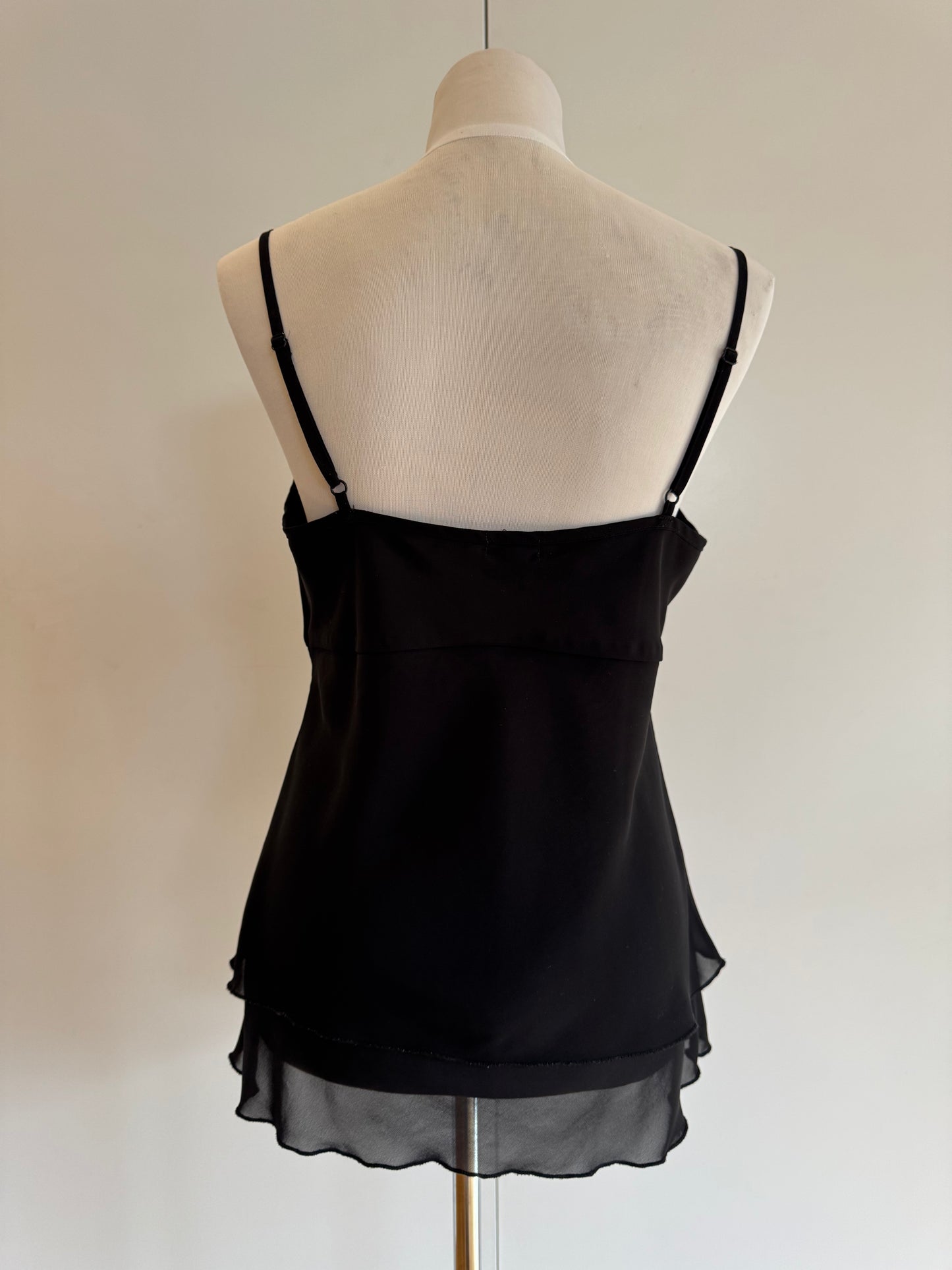Black Bow Singlet | Size Medium