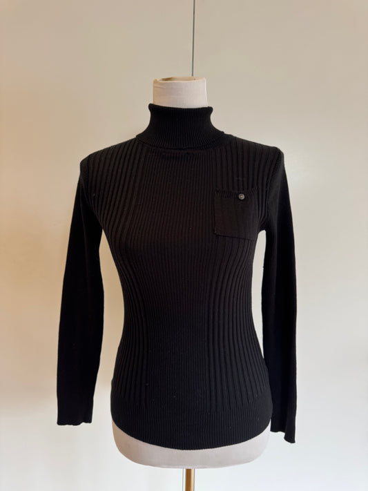 Black Turtleneck | Size 6-8